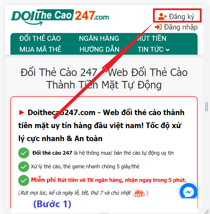 đăng ký doithecao247.com