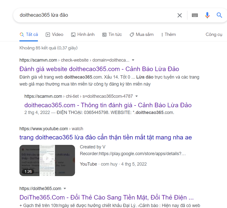 Doithecao365 Lừa Đảo Người Dùng, Sự Thật Về Uy Tín Của Web Doithecao365